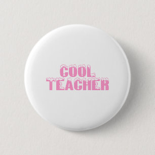 Badge Rond 5 Cm Professeur frais (rose)