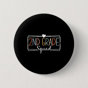 Badge Rond 5 Cm Professeurs de l'Équipe de Deuxième Année Enfants