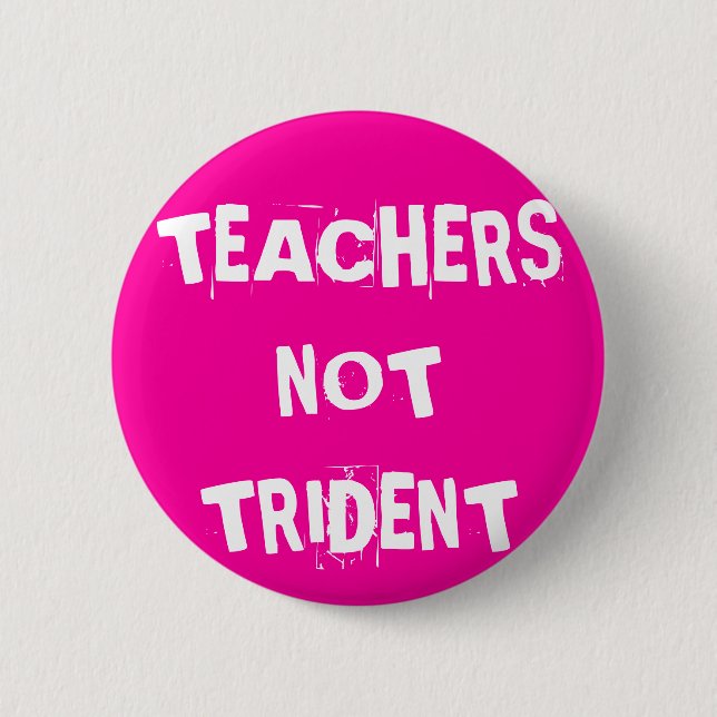 Badge Rond 5 Cm Professeurs pas Trident (Devant)