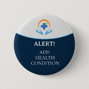 Badge Rond 5 Cm Professionnel de la santé