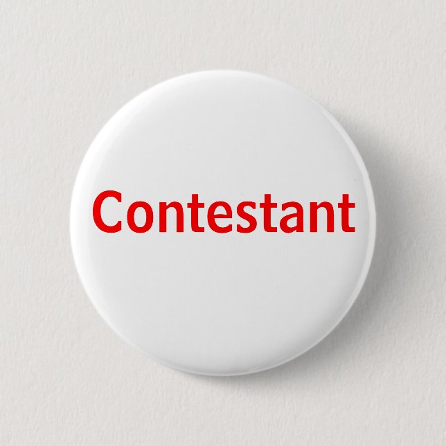Badge Rond 5 Cm professionnel moderne Contestant Pin (Devant)