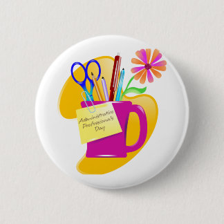 Badge Rond 5 Cm Professionnels de l'administration Conception de j