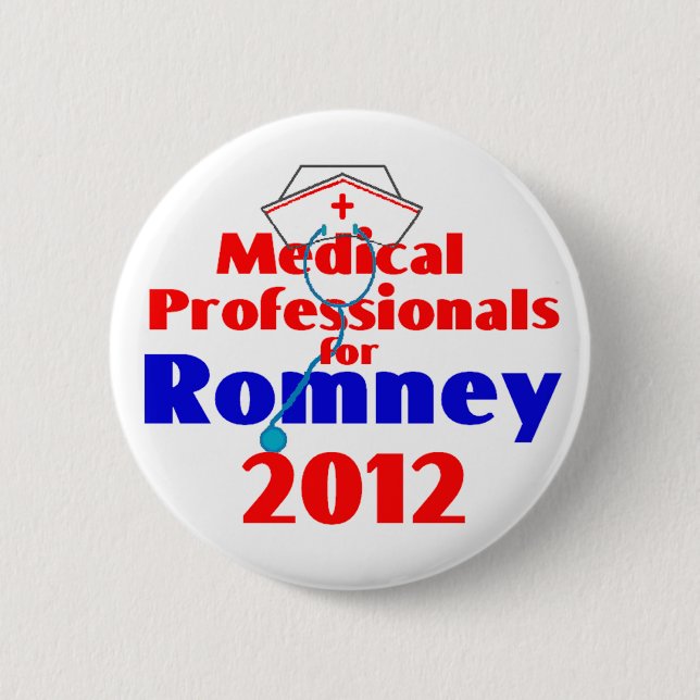 Badge Rond 5 Cm PROFESSIONNELS MÉDICALE de Romney (Devant)