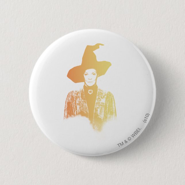 Badge Rond 5 Cm Professor Minerva McGonagall (Devant)