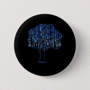 Badge Rond 5 Cm Programmateur informatique de codage d'arborescenc