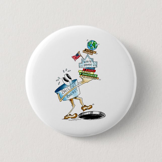 Badge Rond 5 Cm Progression dans le trou noir (Devant)