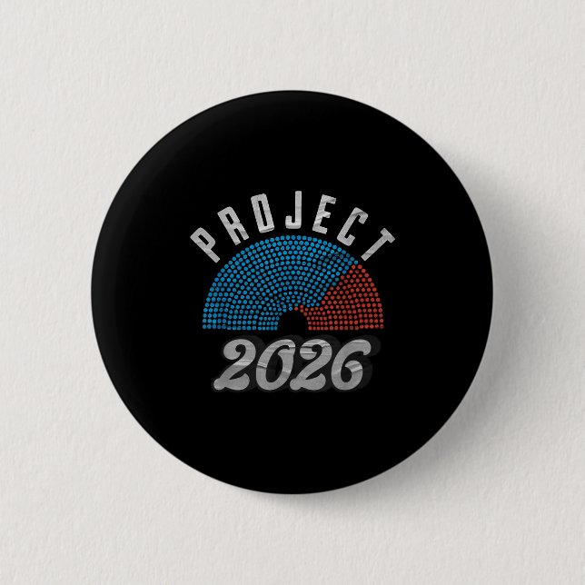 Badge Rond 5 Cm Project 2026 Tee Shirt  (Devant)