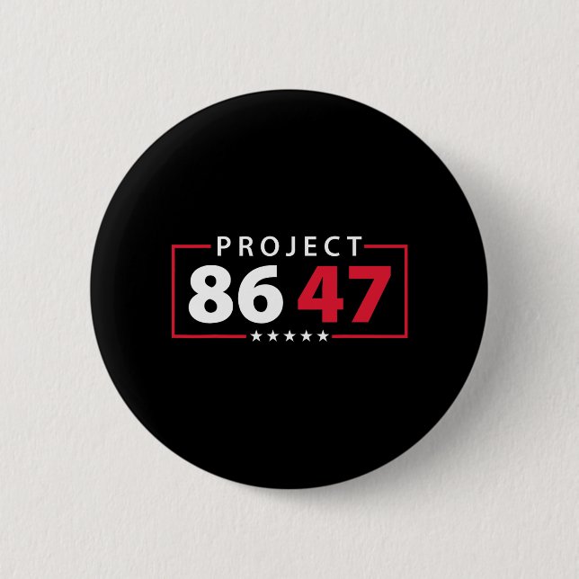 Badge Rond 5 Cm Projet 8647 Résiste au subtil Foxtrot Delta Tango  (Devant)
