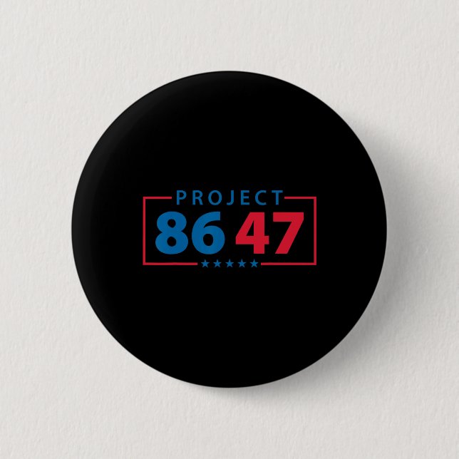 Badge Rond 5 Cm Projet 8647 Résiste au subtil Foxtrot Delta Tango  (Devant)
