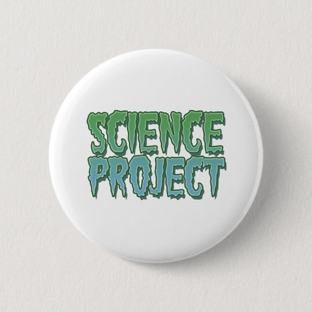 Badge Rond 5 Cm Projet scientifique (Devant)