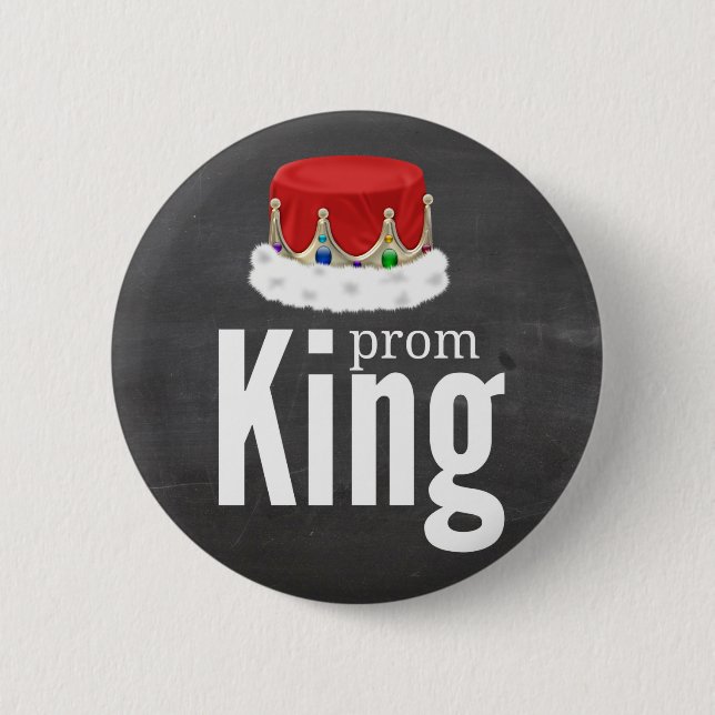 Badge Rond 5 Cm Prom King (Devant)