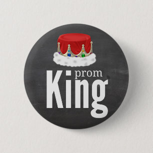 Badge Rond 5 Cm Prom King