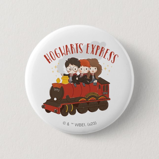 Badge Rond 5 Cm Promenade CHIBI TRAIN EXPRESS™ (Devant)