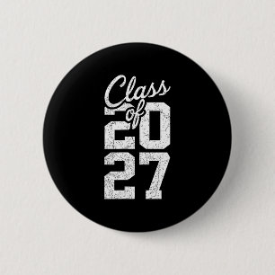 Badge Rond 5 Cm Promotion 2027 remise des diplômes senior 2027 dip