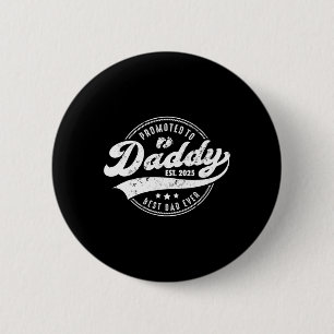 Badge Rond 5 Cm Promu À Papa Papa Papa Est 2025 Bientôt Être Papa