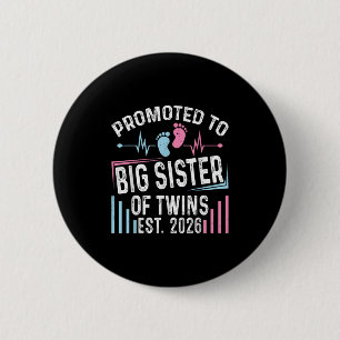 Badge Rond 5 Cm Promu Au Grand Spectacle Bébé De La Soeur Des Twin