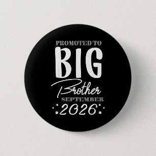 Badge Rond 5 Cm Promu grand frère septembre 2026 nouveau grand frè