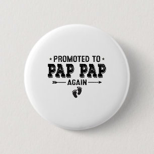 Badge Rond 5 Cm Promu Pour Pap Pap Encore Grand-Parents Byby