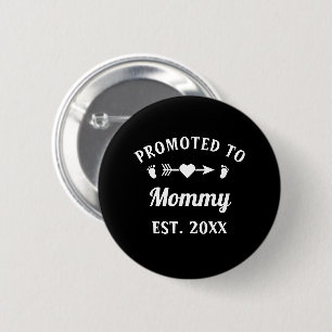 Badge Rond 5 Cm Promue à Maman Maternité Fête des mères