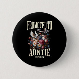 Badge Rond 5 Cm Promue tante est 2026 révélation de grossesse nouv