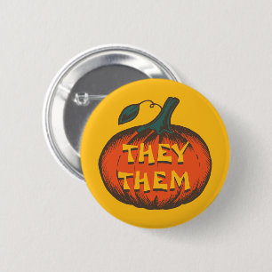 Badge Rond 5 Cm Prononononosés personnalisables - Jack-O-Lantern C