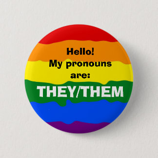 Badge Rond 5 Cm Pronoun personnalisable