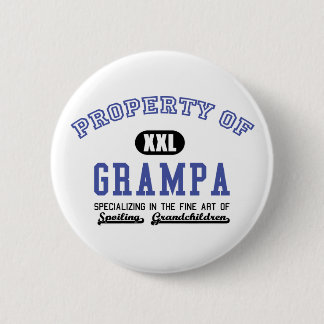 Badge Rond 5 Cm Propriété de Grampa