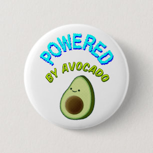 Badge Rond 5 Cm Propulsé Par Avocado