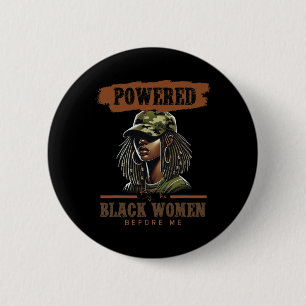 Badge Rond 5 Cm Propulsé Par Les Femmes Noires Avant Moi Histoire