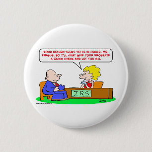 Badge Rond 5 Cm prostate de contrôle d'IRS