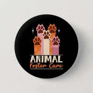 Badge Rond 5 Cm Protection des animaux Refuge animal Sauvetage des
