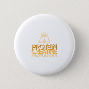 Badge Rond 5 Cm Protein Creatine Preworkout Holy Trinity Gym Lifti