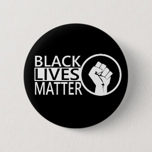 Badge Rond 5 Cm Protestation noire de #blacklivesmatter de matièr