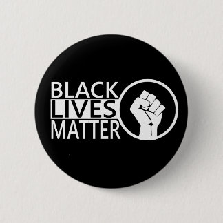 Badge Rond 5 Cm Protestation noire de #blacklivesmatter de matière