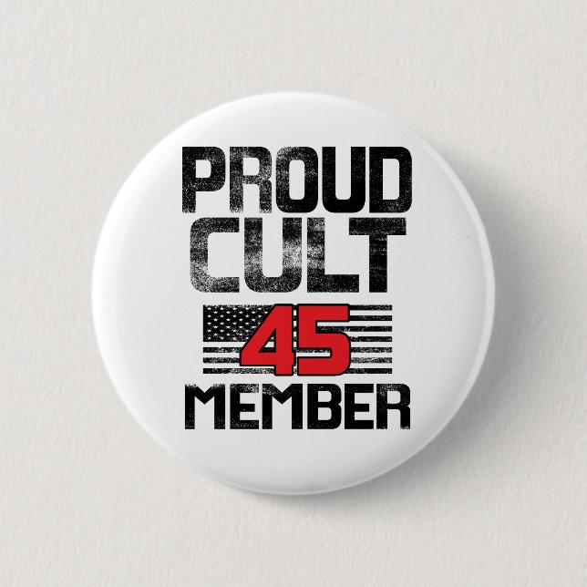 Badge Rond 5 Cm Proud Cult 45 Member (Devant)