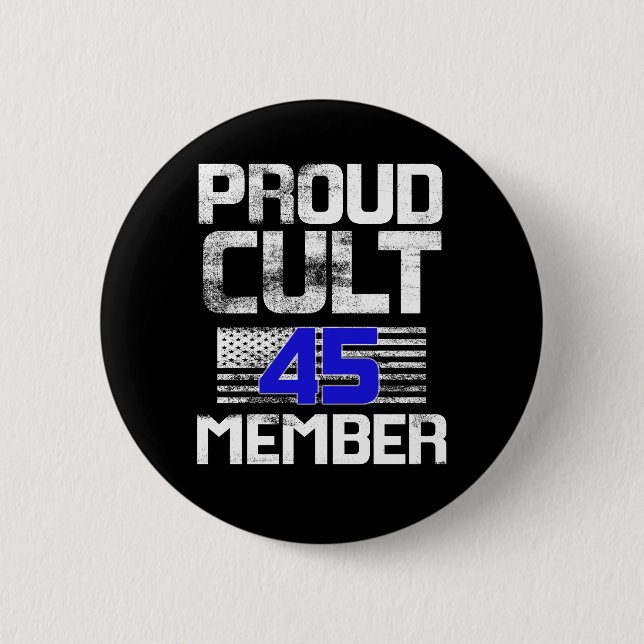 Badge Rond 5 Cm Proud Cult 45 Member (Devant)