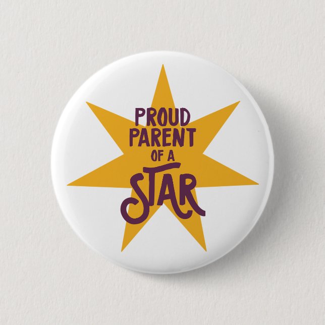 Badge Rond 5 Cm Proud Parent (Devant)