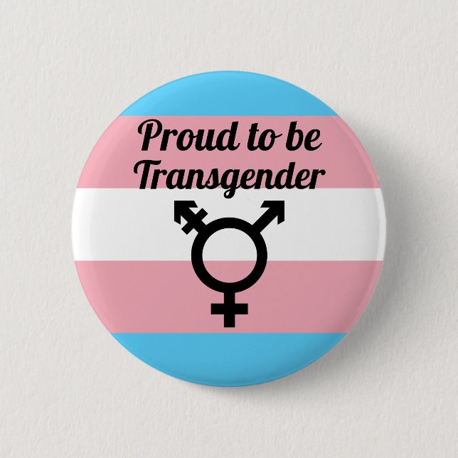 Badge Rond 5 Cm Proud to be transgenre | Pride (Devant)
