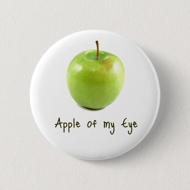 Badge Rond 5 Cm Prunelle de mon oeil (Devant)
