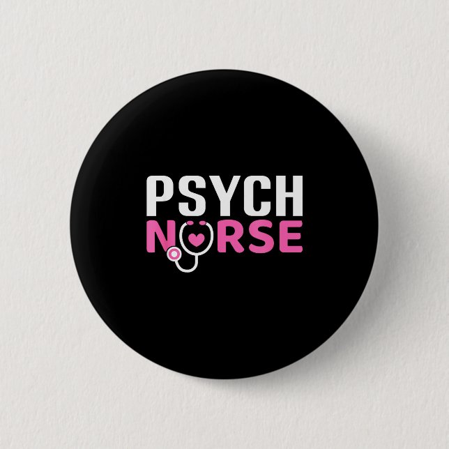 Badge Rond 5 Cm Psych Nurse Believe In Yourself Sitive Quote Desig (Devant)