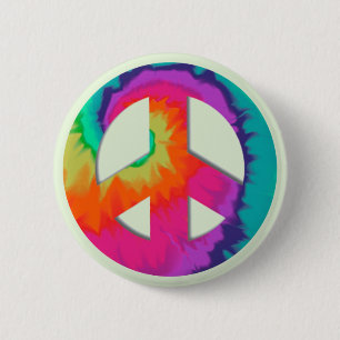 Badge Rond 5 Cm Psychedelic Peace