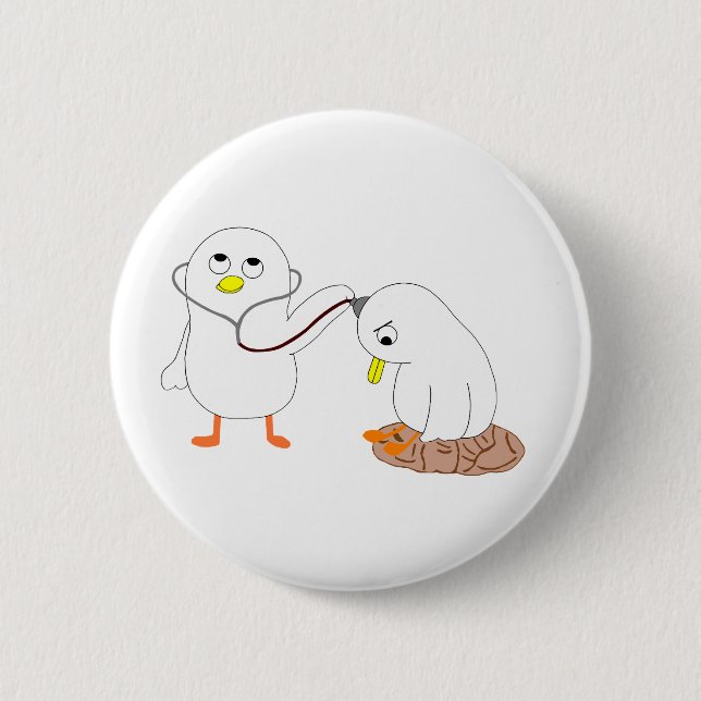 Badge Rond 5 Cm Psychiatre (Devant)