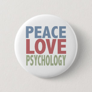 Badge Rond 5 Cm Psychologie d'amour de paix