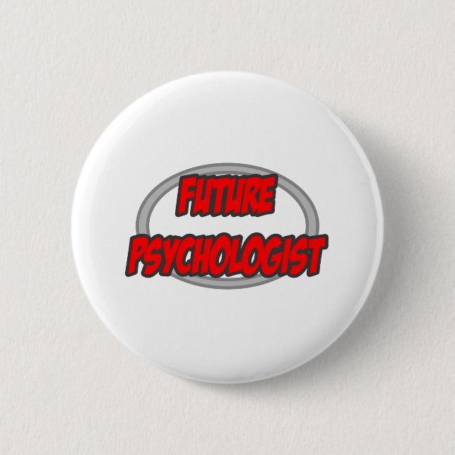 Badge Rond 5 Cm Psychologue de l'avenir (Devant)