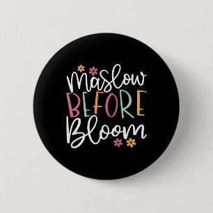 Badge Rond 5 Cm Psychologue Maslow Avant Bloom Sped Enseignant Clr
