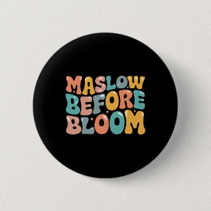 Badge Rond 5 Cm Psychologue Maslow Avant Bloom Spirate Clro Enseig