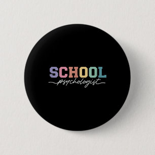 Badge Rond 5 Cm Psychologue scolaire Sensibilisation à la santé me