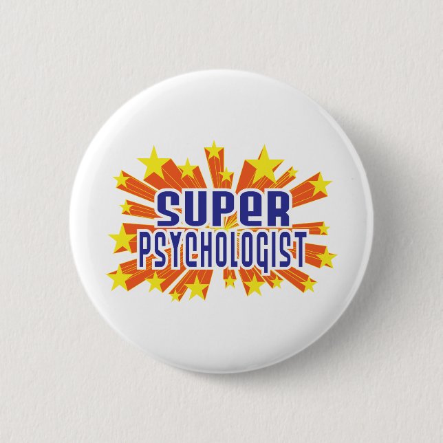 Badge Rond 5 Cm Psychologue superbe (Devant)