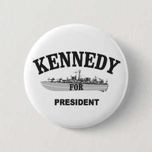 Badge Rond 5 Cm PT-109 : Kennedy pour le président