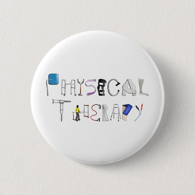 Badge Rond 5 Cm PT au travail (Devant)